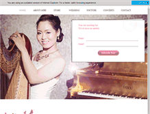 Tablet Screenshot of pianistmiri.com